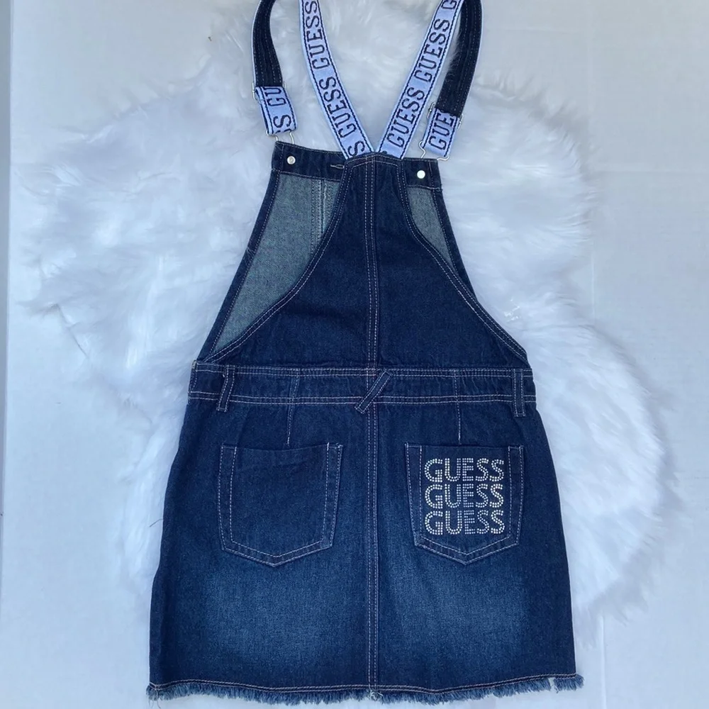 New GUESS Denim Jumper Skirt SZ 10 - Picture 6 of 6